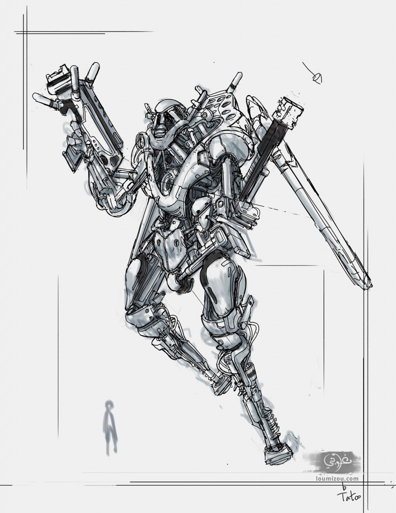 Mecha Scribble